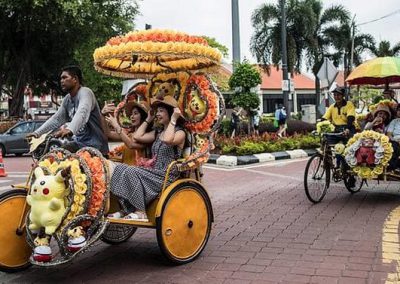 Take a Ride on Beautifully Decorative Rickshaws
